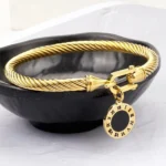 Roman Royalty Heart Chain Bracelet