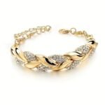 Eternal Love Braided Leaf Bracelet