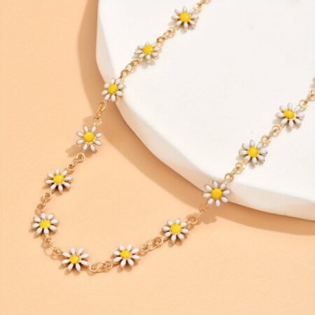 Spotted Flower Necklace