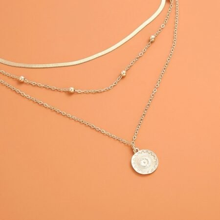 Chic Monochrome Snake Bone Necklace